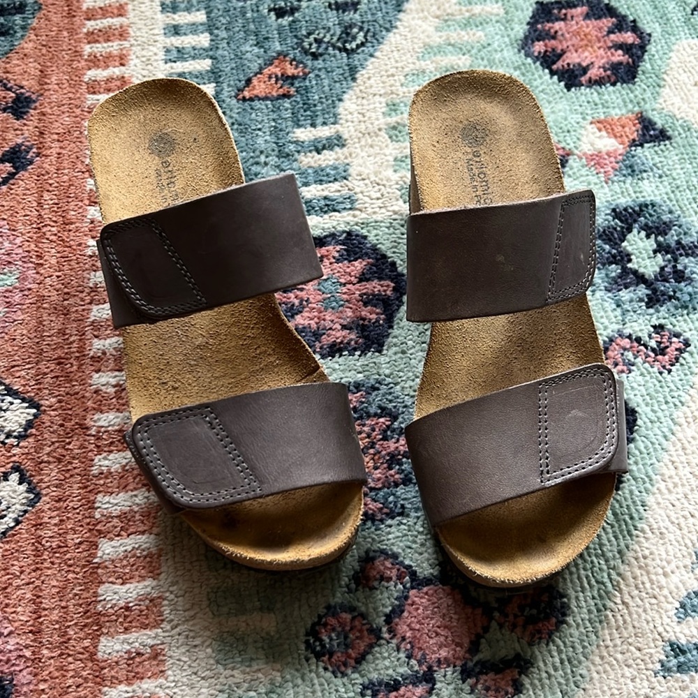 Eric Mechael wedge sandals